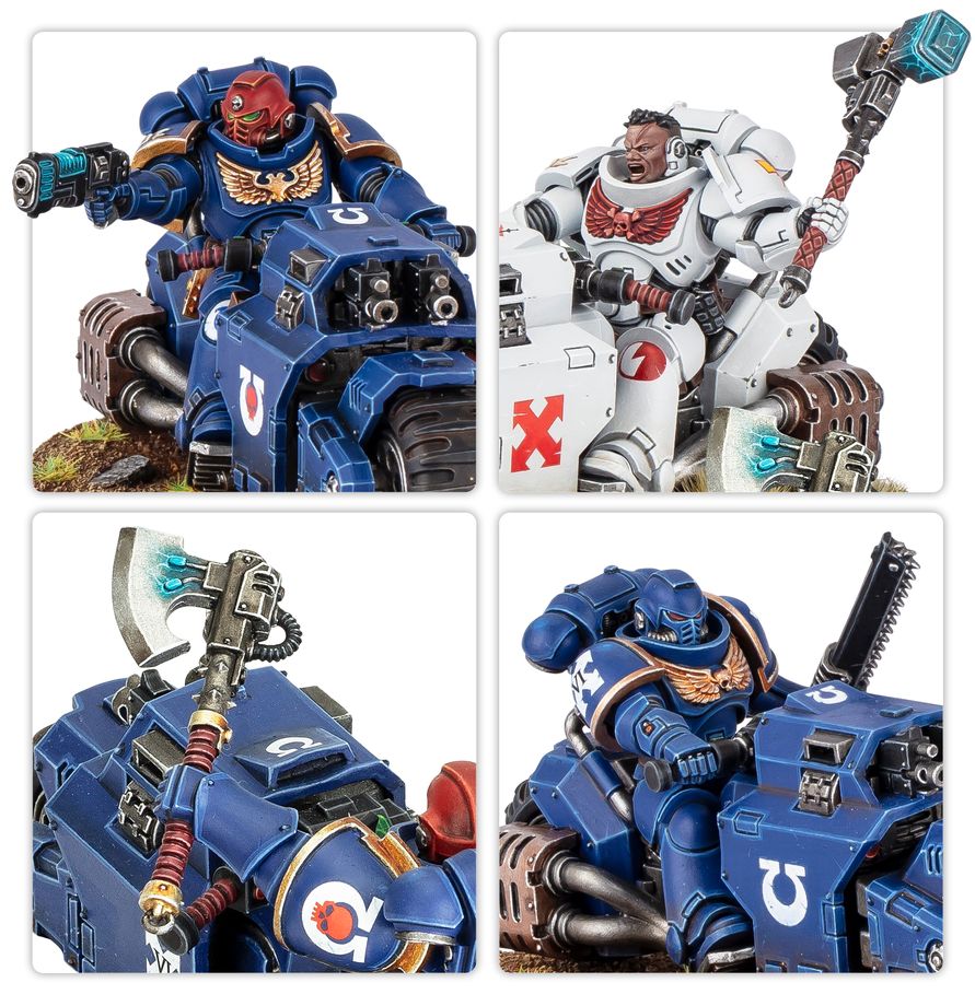 Games Workshop: Warhammer 40K - Space Marines Outrider Squad