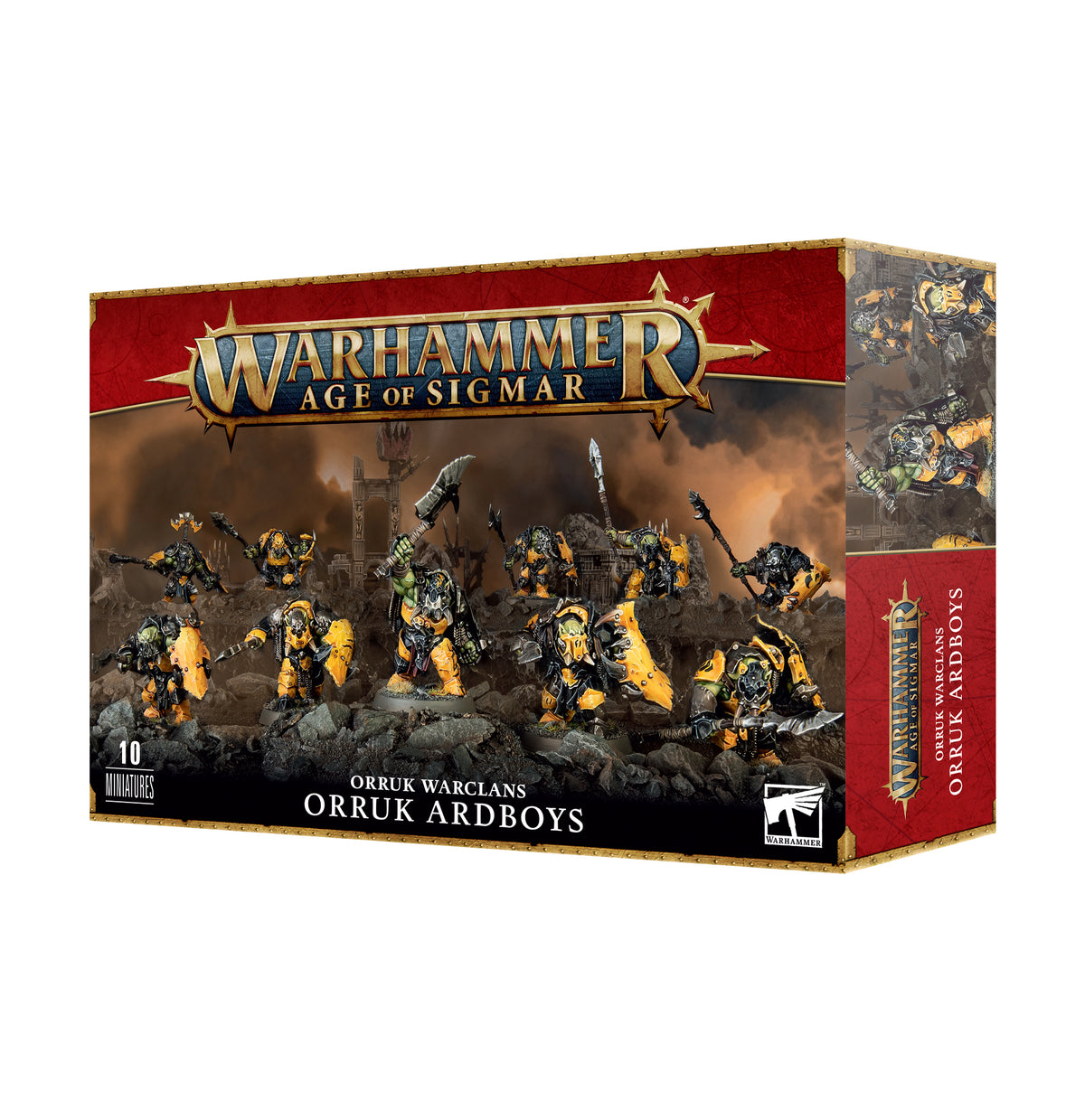 Games Workshop Warhammer Age Of Sigmar: Orruk Ardboyz