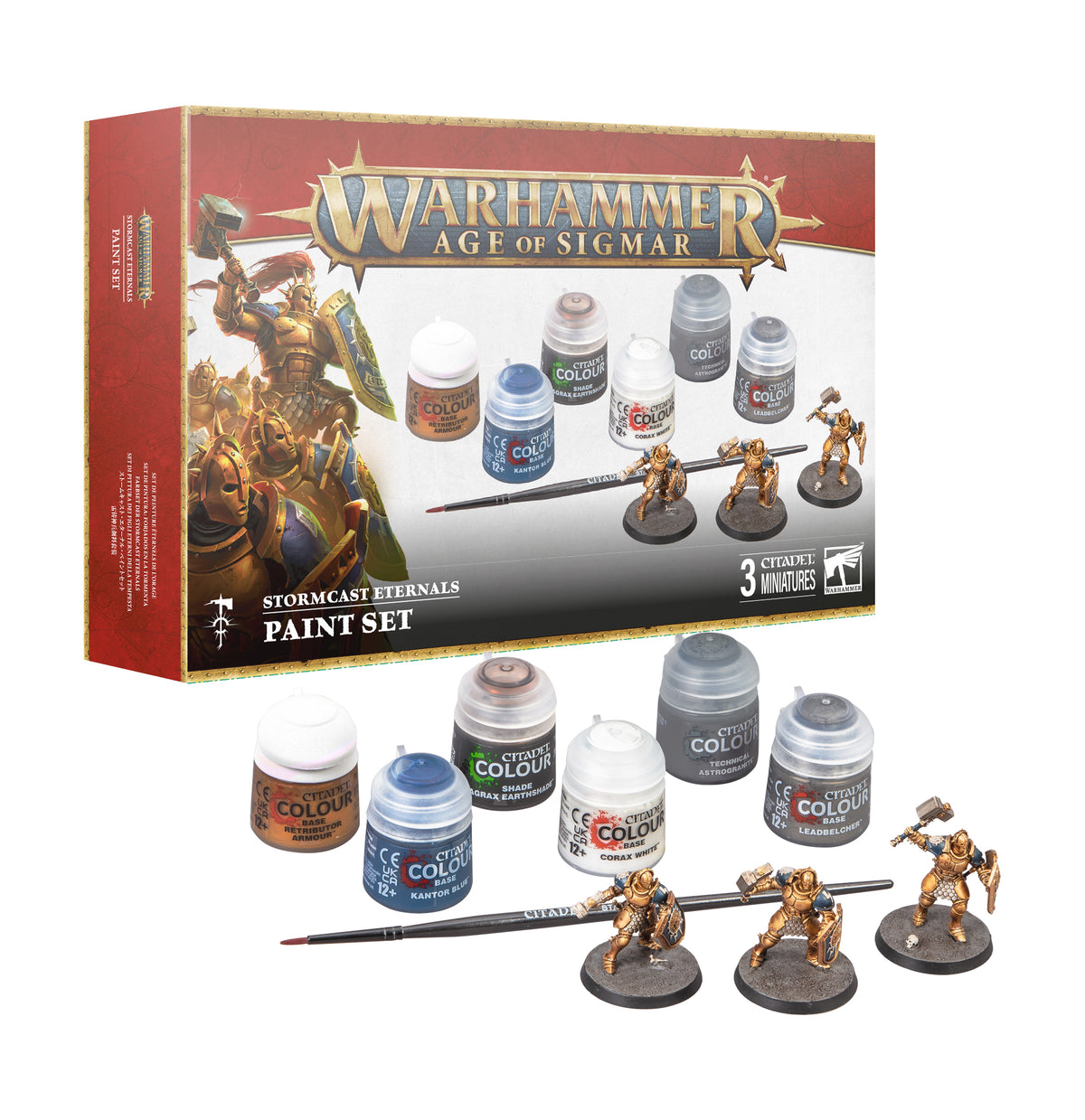 Games Workshop Warhammer Age Of Sigmar Stormcast Eternals Paint Set