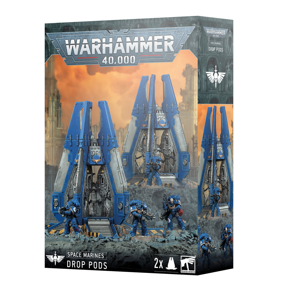 Games Workshop Drop Pods Space Marines Warhammer 40K