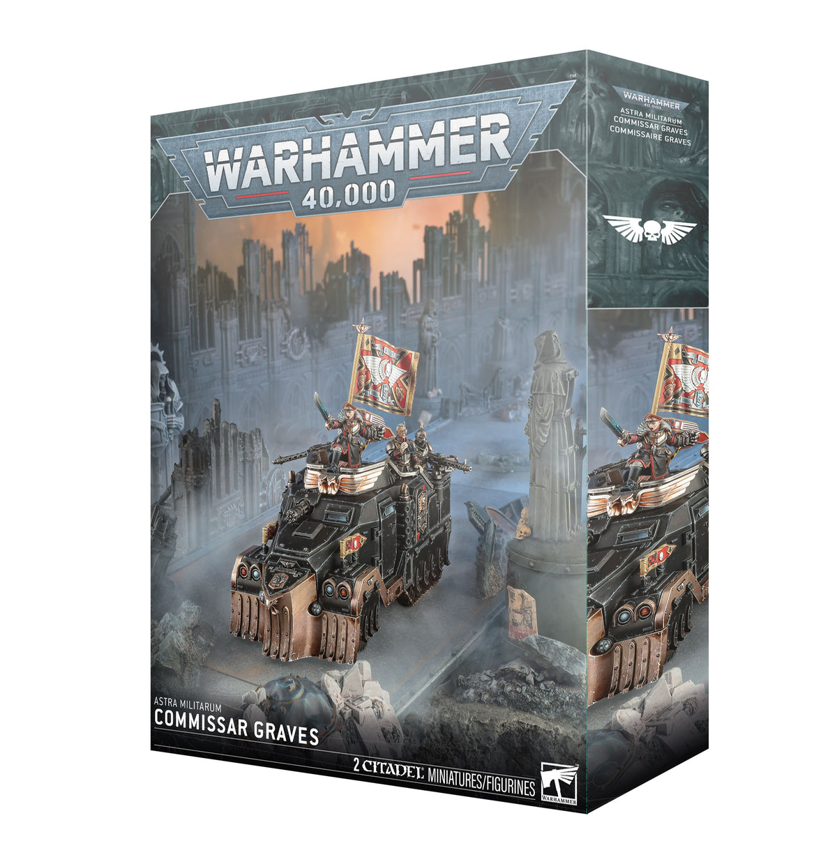 Warhammer 40K : Astra Militarum : Commissar Graves